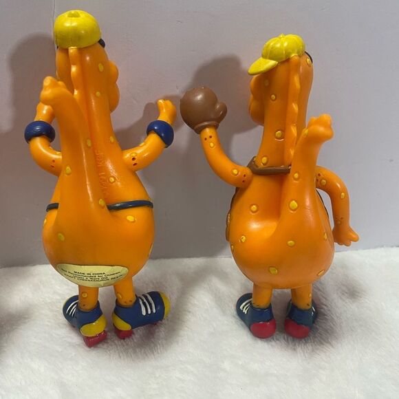 4 CHEESASAURUS REX Dinosaur Vintage Kraft Bendy Figure Lot Toy Mac N Cheese 1991 - Picture 5 of 7